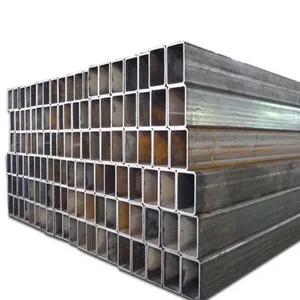 Hot Rolled Carbon Square Steel Pipe / Rectangular Black Pipe / Hollow Section Mild Tubes thumbnail-3