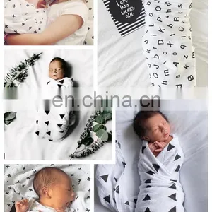 Soft 100% Organic Cotton Classic Animal Print Newborn Baby Receiving Blanket thumbnail-7