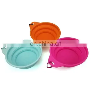 Hot Selling Factory Supply Brand New Folding Silicon Bowl for Dogs Travel Convenient Bowl thumbnail-4