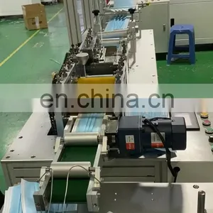 1+1 7/8 Servo Auto Type Fully Automatic Disposable Face Mask Making Manufacturing Machine thumbnail-1