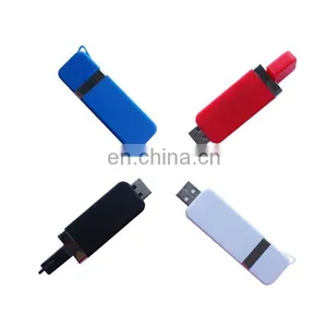 Wholesale Swivel Usb Flash Drive 2GB Cheap Bulk Plastic Memory Sticker Rotation Oem Logo Gift u Disk thumbnail-3