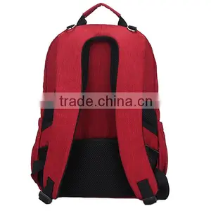 Fashion Red Fancy Canvas Diaper Bag thumbnail-4