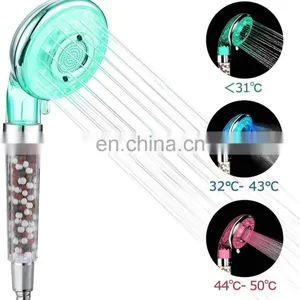 LED Filtration Ionic Showerhead 200% High Pressure 40% Water Saving With 7 Sprays Shower Head thumbnail-1