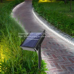 Hot Outdoor Solar LED Flexible Light Strip Light Strip Waterproof LED Strip Garden Decoration Outdoor Courtyard Wall Decoration thumbnail-1