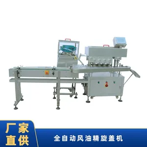 High Productivity Essential Balm/medicated Oil Capper Capping Machine Linear Small Bottle Glass Bottle Linear Capping Machine thumbnail-1