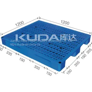 Leading Pallet Supplier 1212C WGCZ PLASTIC PALLET（BUILT-IN STEEL TUBE）from China thumbnail-1