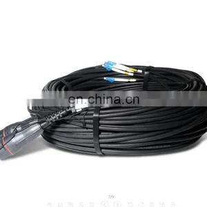 DLC RRU Duplex LC Fiber Optic Patch Cable Compatible With Fullaxs Connector thumbnail-1