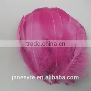 Fashion Cheap Dyed Grey Goose Feather For Fascinator/Hat Decorate thumbnail-5