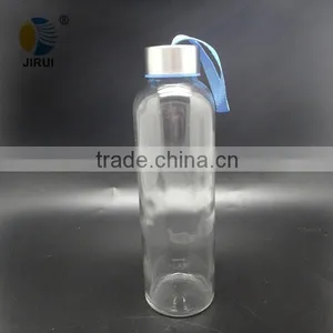 540ml Sports Glass Water Bottle With Stainless Lid thumbnail-1