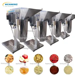 Ginger Garlic Paste Making Machine Garlic Grinder Chilli Pepper Crusher Stainless Steel Electric Garlic Press Garlic Chopper thumbnail-4