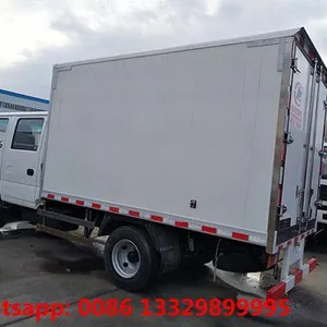 HOT SALE! ISUZU Brand 4*2 LHD Double Cabs 1.5T-2T Refrigerated Truck for Sale, thumbnail-4