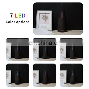 2021 Newest Electric Essential Oil Aroma Difuser Natural Wood Grain Ultrasonic Aroma Humidifier thumbnail-4