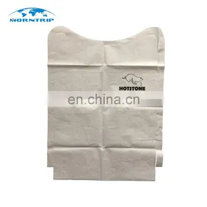 Cheap Custom Printed White Nonwoven Apron Disposable Adult Bib thumbnail-2