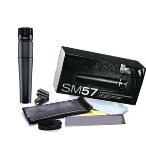 Hot Selling Shure Sm57 Stage Performances Studio Vocal Karaoke Handheld Sm57 Wired Condenser Microphones thumbnail-1