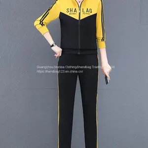 Autumn Fashion Sweater Two-Piece Women's Spring And Autumn Sportswear Suit thumbnail-2