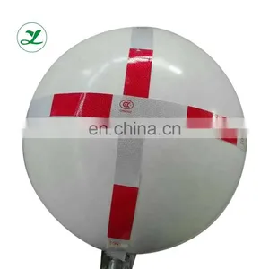Factory Supply High Quality 800mm 3mm Orange Water-proof Overhead High-voltage Wire FRP Warning Sphere thumbnail-1
