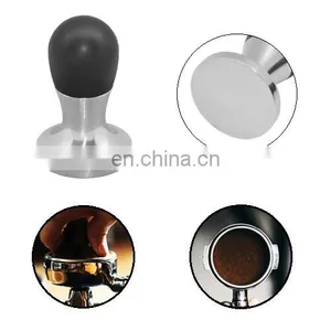 Round Handle Flat Base Krometamp Coffee Tamper - 50 mm to 58.50 mm in Best Price Direct From Manufacture thumbnail-2