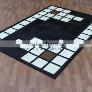 HANDMADE LEATHER CARPET thumbnail-1