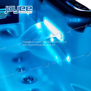 JOYEE SS Frame Colorful Design Massage Whirlpool Spa Hot Tub For Spa Resort thumbnail-3