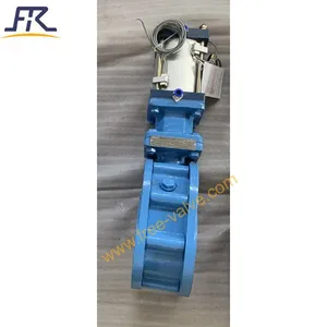 FRZ674TC Pneumatic Ceramic Double Disc Gate Valve thumbnail-1