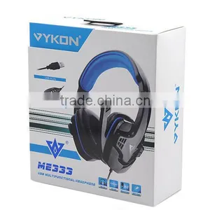 USB Stereo Headphone Set for Computer & Play Station ME333 Blue thumbnail-6