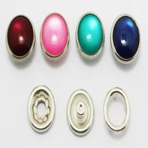 14L 16L Colorful Pearl Snap Buttons for Shirts With Brass or Stainless Steel Material for Metal Quality thumbnail-5