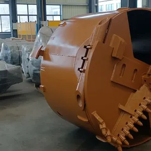 Earth Auger Drill Pile for Foundation Construction Cutter Teeth Drilling Rig Bucket thumbnail-5