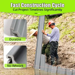 Eco-Engineering Plastic Sheet Piling for Habitat Restoration and Green Revetment Construction thumbnail-3