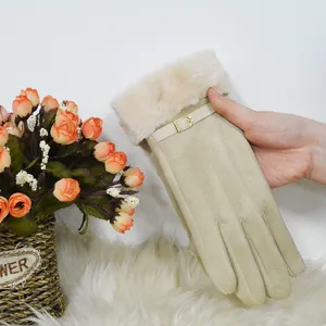 Wholesale Touch Screen Gloves High Quality Winter Warm Knitted Gloves for Men Women thumbnail-4