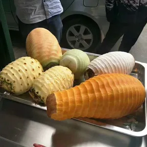 Shanghai Industrial Vollautomatische Hochgeschwindigkeits-Obstschäler / Zitrus-, Apfel-, Orange- und Mangoschäler- und Schneidegerät thumbnail-6
