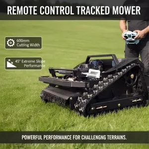 Vigorun RC Brush Cutter Euro 5/EPA Low Energy Consumption 6hp Crawler Remote Control Lawn Mower thumbnail-1