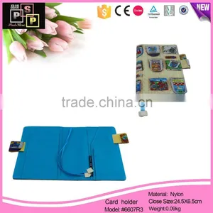 2016 China Supplier Middle PU Leather Card Holder, Note Book Cover thumbnail-1