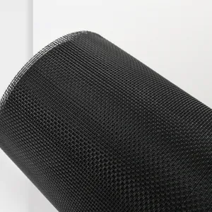 Black Epoxy Coated Wire Mesh, 12 Mesh, 0.7mm Wire, 2.0mm Opening, UV Resistant Coating thumbnail-2
