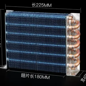 Copper Tube Aluminum Fin Air Cooled Condenser, 10kW Cooling Capacity, IP65 Waterproof, Industrial Grade thumbnail-1