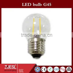 2016 Direct Selling Indoor-outdoor G45 E27 2W Led Lighting Bulb 45*75mm Warm White thumbnail-2