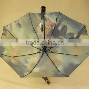 3 Folding Umbrella With Automatic Open and Close thumbnail-5