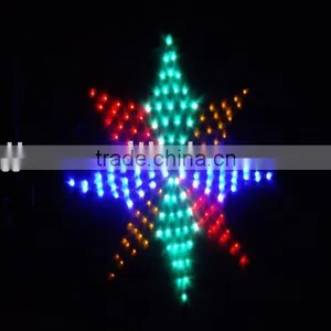 Green/red/blue/yellow/Octagonal Starlig/Christmas Holiday Light thumbnail-1