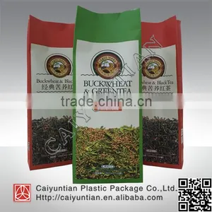 Hot Seal Plastic Tea Packaging Bags,flat Bottom Packaging Tea Bag Quality Choice thumbnail-1