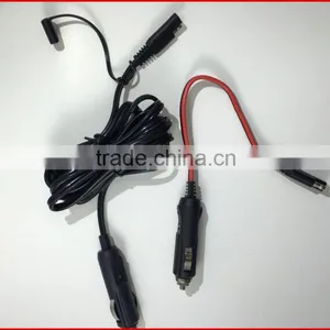 NEW Double Male Plug Pigtail Cigarette Plug With 18AWG 2C 105c300V Power Cable Assembly thumbnail-1