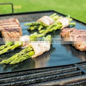 BBQ Grill Mat - Set of 2 Mats - High Quality, Durable, Non-Stick, Heat Resistant and Dishwasher Safe thumbnail-2