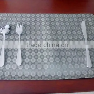 High Quality Dinner PVC Placemat Grid thumbnail-1