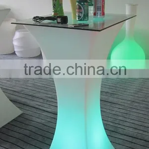 New PE Plastic Bar Table With LED Light & Remote Control YXF-6211 thumbnail-4