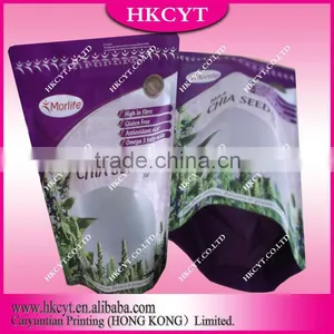 Agriculture Industrial Use and Zipper Top Sealing Vacuum Seeds Packing Bag thumbnail-2