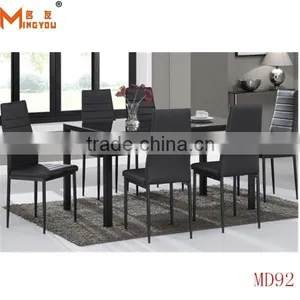 Latest Designs Models Metal Dining Table Chairs thumbnail-1