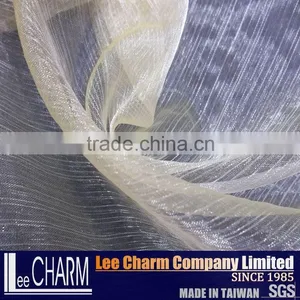 Fabric for Curtains and Dress Pattern Poly Silver Tulle Fabric thumbnail-5