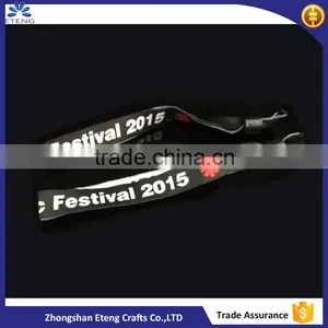 Fashion Fabric Customized Festival Woven Wristbands With With One-time Locker thumbnail-1