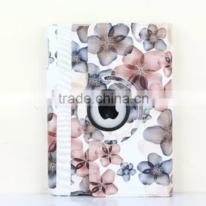 Fashion Peach Flower Series For IPad Mini 4 Flip Leather Case 360 Degree Rotation Case TB-0004 thumbnail-2
