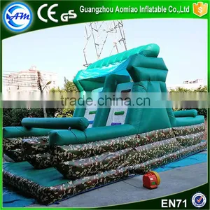 Popular Inflatable Adult Obstacle Course Slide Inflatable Camo for Outdoor thumbnail-1