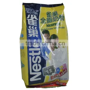 Gravure Printing Full Cream Milk Powder Plastic Bag / Plastic Packaging Bag/side Gusset Stand up Pouch thumbnail-4