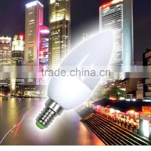 2W 220V Flame Shape or Bullet Shape Candle Light thumbnail-2